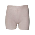 Taupe - Front - Brave Soul Womens-Ladies Rib Knit Shorts