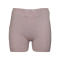 Dusty Pink - Front - Brave Soul Womens-Ladies Rib Knit Shorts
