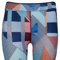 Blue-Orange - Back - Skins Womens-Ladies A200 Compression Shorts