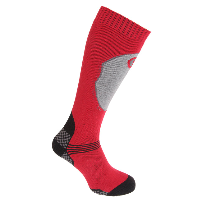 Red - Front - Womens-Ladies High Performance Ski Socks (1 Pair)