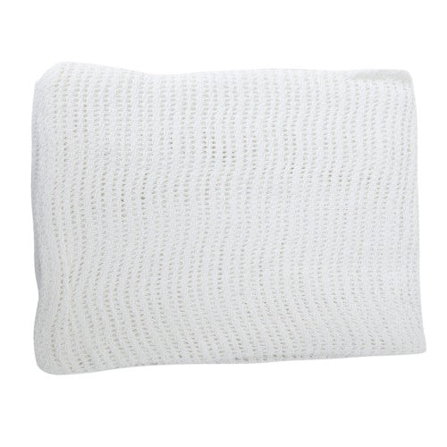 Front - Snuggle Baby Cellular 100% Cotton Pram Blanket (6 Colours)