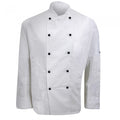 Front - Dennys Mens Lightweight Long Sleeve Chefs Jacket / Chefswear