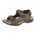 Front - Roamers Mens 3 Touch Fastening Sandals