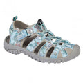 Front - PDQ Womens/Ladies Snake Print Sports Sandals