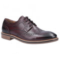 Front - Hush Puppies Mens Bryson Leather Brogues