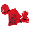 Front - Angry Birds Childrens Boys Knitted Winter Hat, Gloves And Scarf Set