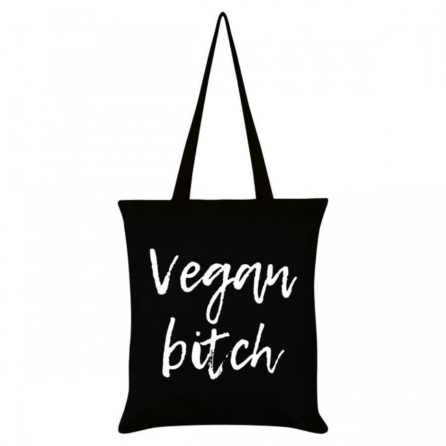 Front - Grindstore Vegan Bitch Tote Bag