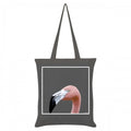 Front - Inquisitive Creatures Flamingo Tote Bag
