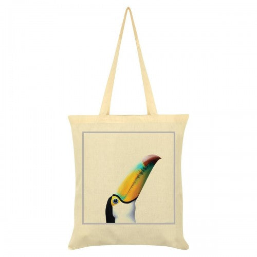 Front - Inquisitive Creatures Toucan Tote Bag