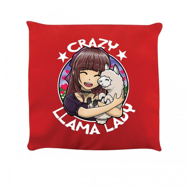 Front - Grindstore Crazy Llama Lady Cushion