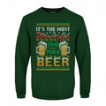 Front - Grindstore Mens Its The Most Wonderful Time For A Beer Christmas Jumper