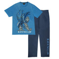 Front - Harry Potter Unisex Adult Mascot Ravenclaw Pyjama Set