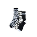 Front - Hype Childrens/Kids Just Hype Crew Socks (Pack of 3)