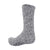 Front - FLOSO Mens Warm Slipper Socks With Rubber Non Slip Grip