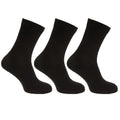 Front - Mens Stretch Top Cotton Rich Diabetic Socks (Pack Of 3)