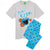Front - Sesame Street Mens Cookie Monster Pyjama Set