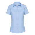 Front - Russell Collection Womens/Ladies Short Sleeve Tailored Shirt