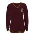 Front - Harry Potter Boys Gryffindor House Knitted Jumper