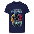 Front - Star Wars Boys Vader and Boba Fett T-Shirt