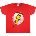 Front - The Flash Boys Distressed Logo T-Shirt
