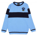 Front - Harry Potter Girls Quidditch Ravenclaw Knitted Jumper