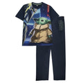Front - Star Wars: The Mandalorian Mens Mando And The Child Pyjama Set