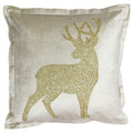 Front - Riva Paoletti Wonderland Prancer Christmas Cushion Cover