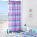 Front - Riva Paoletti Childrens/Kids Mermaid Ringtop Eyelet Curtains