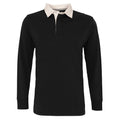 Front - Asquith & Fox Mens Classic Fit Long Sleeve Vintage Rugby Shirt