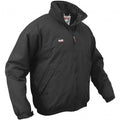 Front - Slam Mens Lined Winter Sailing Jacket (Water Resistant And Windproof)