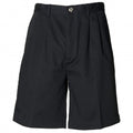 Front - Henbury Teflon® Stain Resistant Coated Chino Workwear Shorts