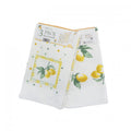 Front - Home & Living Velour Lemon Tea Towel (Pack of 3)