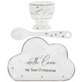 Front - Lesser and Pavey Mad Dots Christening Dining Gift Set
