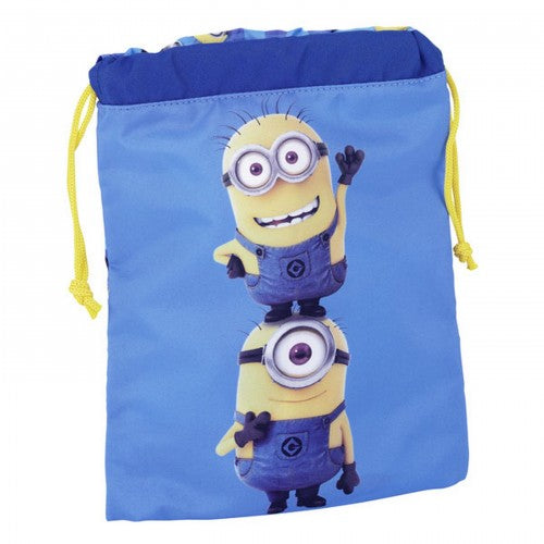 Front - Despicable Me Minions Childrens/Kids Official Drawstring Lunch Bag