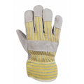 White-Yellow - Front - SupaDec Adult Unisex Rigger Glove