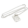 Front - Liverpool FC Silver Plated Dog Tag And Chain