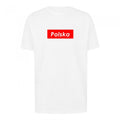 Front - The T-Shirt Factory Mens Polska Poland Box Logo T-Shirt