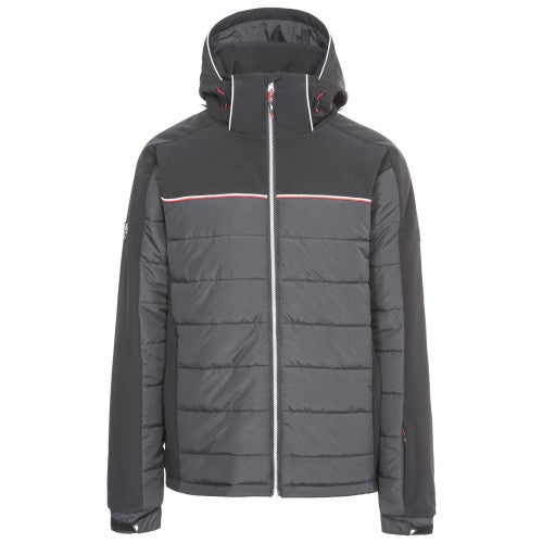Front - Trespass Mens Drafted Windproof Ski Jacket