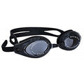 Black - Front - Trespass Unisex Aquatic Swimming Goggles