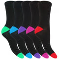 Front - Foxbury Womens/Ladies Cotton Rich Socks (5 Pairs)