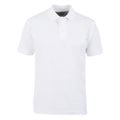 White - Front - Absolulte Apparel Mens HydroFX Polyester Polo