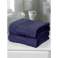 Denim - Front - Rapport Windsor Towel (Pack of 2)
