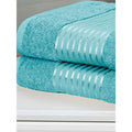 Turquoise - Front - Rapport Windsor Towel (Pack of 2)
