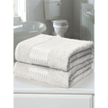White - Front - Rapport Windsor Towel (Pack of 2)
