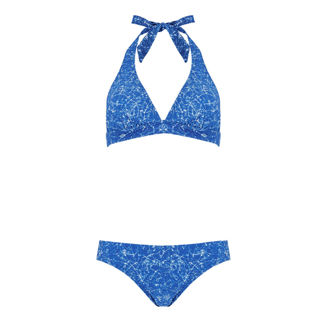 Snorkel Blue - Front - Animal Womens-Ladies Paison Bikini
