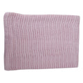 Pink - Front - Snuggle Baby Cellular 100% Cotton Pram Blanket (6 Colours)