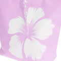 Pink - Back - FLOSO Womens-Ladies Hawaiian Flower Summer Handbag