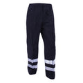 Navy Blue - Front - Yoko Mens Reflective Ballistic Trousers (Regular) - Hi Vis Workwear