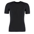 Black - Front - Gamegear Mens Short Sleeve Baselayer T-Shirt