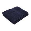 Navy Blue - Front - Jassz Premium Heavyweight Plain Towel 50cm x 100cm (550 GSM)